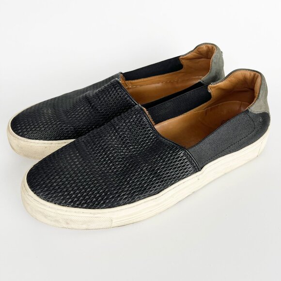 John Fluevog Black Slip-On Athletic Shoes - Picture 6 of 12